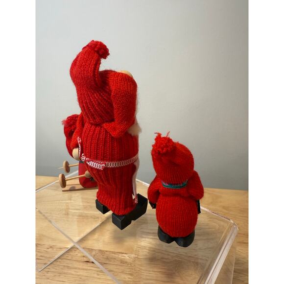 Lot of 3 Ljungstroms Of Sweden Tomte Wooden Figures Holiday Christmas JL - Picture 3 of 11